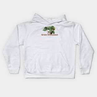 Green Enthusiast Kids Hoodie